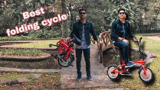 BTWIN Tilt 500 XS Review  Smallest and cutest😍😍 Folding cycle ever  Ronn MTB [upl. by Sybille]