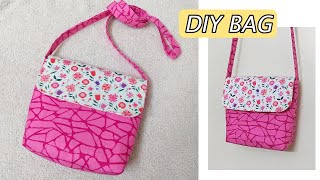 How To Sew Crossbody Bag  Simple And Easy Tutorial [upl. by Aninat]