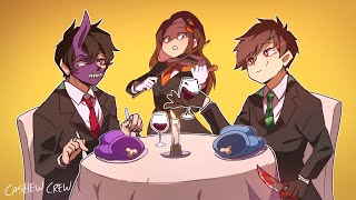 Sykkuno asks Corpse out to Dinner Among Us Animation [upl. by Cristabel]