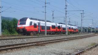 Makros und viele Züge in MitterdorfVeitsch am 382017 ÖBB Südbahn [upl. by Dicky512]