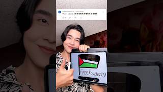 Palestine flag Free Palestine What’s next Let’s draw flag [upl. by Diarmit]