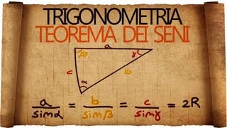 Teorema dei Seni in Trigonometria  Spiegazione ed Esercizi Tipici [upl. by Sdlonyer]