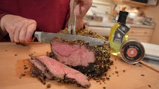 How to Cook Napa Valley Pistachio Crusted Sirloin Tip Roast of Beef WCK with Kimberly [upl. by Suirtimed107]