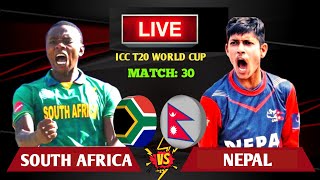 NEPAL VS SOUTH AFRICA ICC T20 WORLD CUP 2024 LIVE SCORES AND COMMENTARY  NEPAL VS SOUTH AFRICA [upl. by Edmonda]