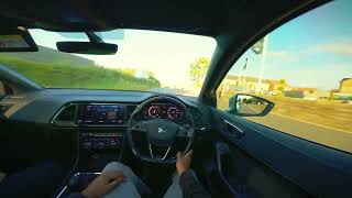 RALLY RACE DRIVING SEAT ATECA POV DRIVE [upl. by Nangem]