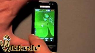 samsung S8000 jet hands on video review [upl. by Aicelet805]