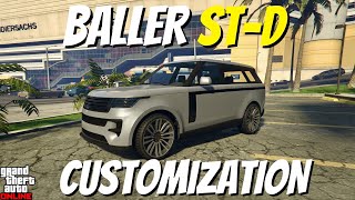 Gallivanter Baller STD Customization  GTA Online [upl. by Nylavad]