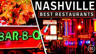 The TOP 10 BEST RESTAURANTS IN NASHVILLE TN in 2024 [upl. by Animor896]