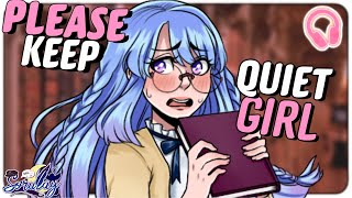 Librarian girl shush you with her lips F4F ASMR Crush Roleplay [upl. by Ardella266]