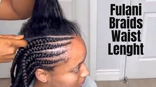 Fulani Braids  Waist Length [upl. by Gloria692]