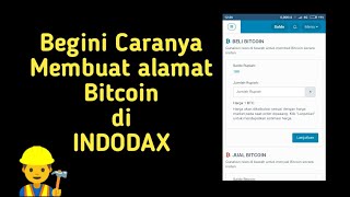 Cara membuat wallet address bitcoin di indodax MARKET TRADE EXCHANGE [upl. by Rebeka]