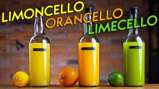 Never Buy LIMONCELLO Again  Try These 3 Homemade Versions [upl. by Ynnod]