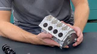 14 Scale KPL 632 V8 Model Engine  Block Detail [upl. by Aryam]