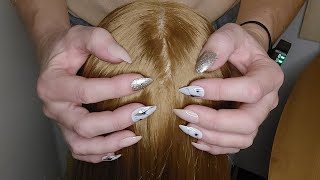 IM BAAAAAACK 🎉🥳 ASMR SCALP CHECK  15 Mins asmr scalpcheck imback asmrscalpcheck [upl. by Hurst]