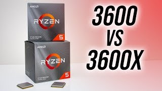 AMD Ryzen 5 3600 vs 3600X  X Worth The Extra Money [upl. by Body]