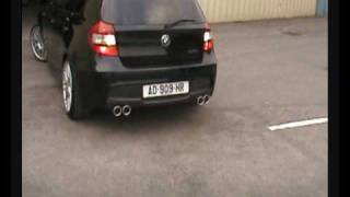 BMW 130i exhaust Pro Inox [upl. by Nosreip]