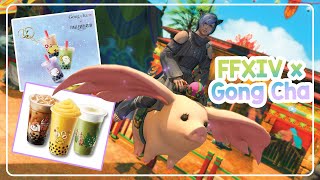 FFXIV x Gong Cha Collab Lets Discuss the chaos [upl. by Llemij496]