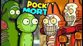 PICKLE RICK amp CUCUMBER MORTY  Pocket Mortys Multiplayer Episode 6  Gameplay Reaction Spoilers [upl. by Leber875]