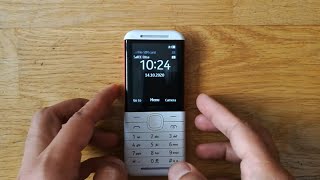 How to set Call Settings options in the left button in Nokia 5310 [upl. by Aryn]