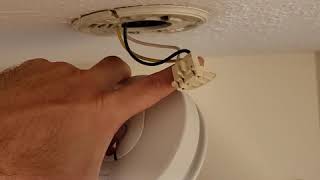 How to disconnect a wired FIREX Smoke Alarm  Fire Detector [upl. by Avilla]