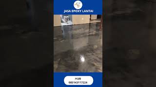 CAT LANTAI RUMAH DENGAN EPOXY METALIK I CV ELANG TIMUR NUSANTARA [upl. by Olvan193]