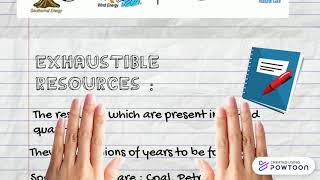 exhaustible and inexhaustible resources [upl. by Aylmar]