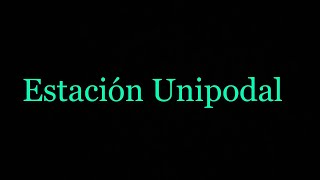 Estación UnipodalPrueba riesgo de caída [upl. by Nassi]