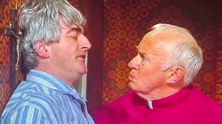 Father Ted Bishop Brennan Seeks The Truth About Ted Kicking Him Up The Arse [upl. by Ayimat351]