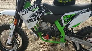 Keegan Silvers riding JKS MX 50 Pro [upl. by Phylis998]