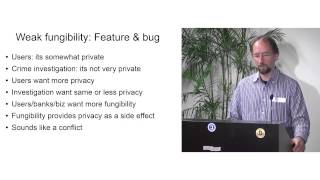 Fungibility Privacy amp Identity Adam Back February 2014 [upl. by Pris961]