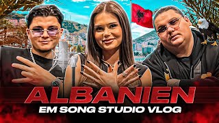 OFFIZIELLER ALBANIEN EM 2024 SONG VON ICON 6 KÜNSTLERN 🇦🇱😍 STUDIO SESSION VLOG [upl. by Aydni2]