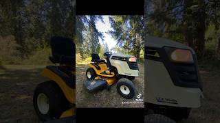 Cub Cadet LTX1045 with bad steering gear amp deck work cubcadet kohler riding lawnmower mower nw [upl. by Nylirrehs728]