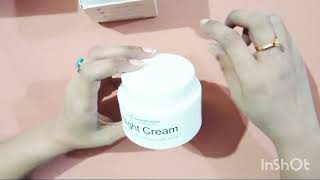 Night cream The Health Healer Night cream reviewsBest cream for brightnessacneand clean skin [upl. by Egiedan]