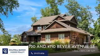 4720 AND 4710 BEVER AVENUE SE CEDAR RAPIDS IA  MLS 2405291  Coldwell Banker Hedges Realty [upl. by Elleryt]