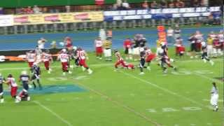 2011 IFAF World Championship  Interception USA [upl. by Neenahs]