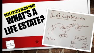 What Is A Life Estate  Real Estate Exam Prep [upl. by Enialb997]