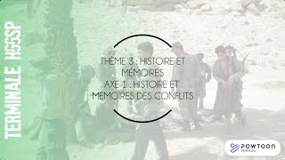 Terminale HGGSP  Histoire et mémoires des conflits [upl. by Annahavas]