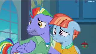 Spoiler My Little Pony Season 7  Rainbow Dash Fills Up With Her Parents [upl. by Flavian]