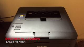 Best wireless home printer 2017 Brother HLL2340DW review [upl. by Benge419]