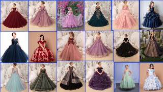 KIDS BARANDED PARTY WEAR GOWNS  Stylish Gown Frock Design  Most Attractive Party Wear Gowns [upl. by Rianon]