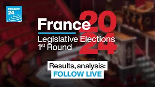 French 2024 legislative elections 1st round  Results analysis Follow LIVE • FRANCE 24 English [upl. by Witherspoon862]