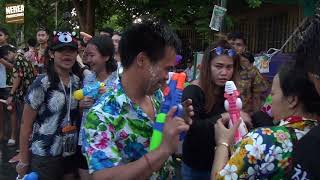 SONGKRAN FESTIVAL 2018 KHAO SAN ROAD BANGKOK  NPC Bangkok 13042018 [upl. by Akcimehs554]