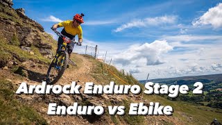 Ardrock Enduro 2024 stage 2 Enduro vs Ebike race runs [upl. by Nirtiak]