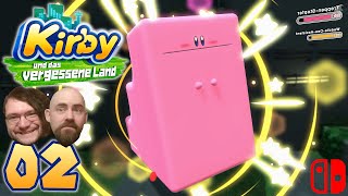 KIRBY UND DAS VERGESSENE LAND 02 Ich bin eine Treppe  2 Spieler  Switch  Deutsch [upl. by Nuj371]