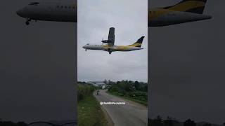 novo avião passaredo atr 72600 chegando em Joinville pela primeira vez [upl. by Wallach]