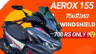 Aerox 155 touring windshield under 700 RS I Aerox Modification 3 [upl. by Cavanaugh]