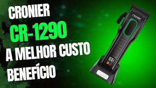 Unboxing Review Cronier CR1290 incrível melhor custo benefício  hairclipper unboxing barbeiro [upl. by Aneerehs]