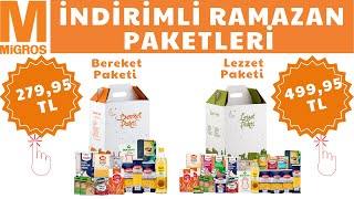 Migros Market Kampanya  Ramazan İndirim Paketi  Ramazan 2024  Resmi Katalog  Sesli Anlatım [upl. by Pilif]