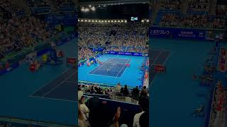 Nishikori vs Cilic  Kinoshita Group Open Japan Tokyo 2024 tennis japan tokyo atp atptour [upl. by Ahseret395]