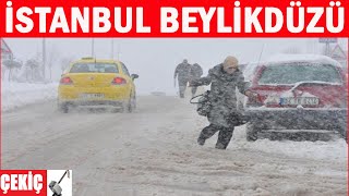 İstanbul Beylikdüzü Kar Yağışı 14022021 TURKEY [upl. by Ilysa]